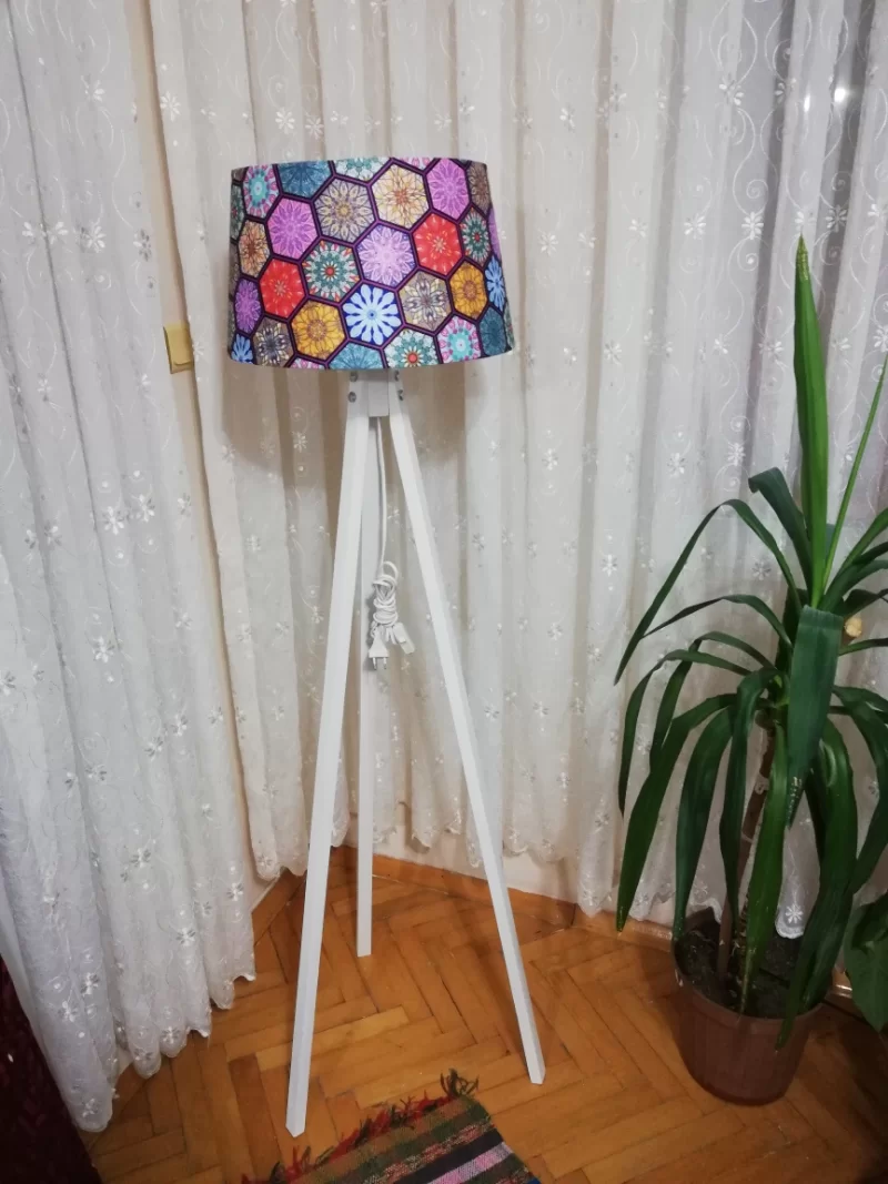 Kumaş kaplama başlıklı lambader